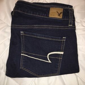 TWO PAIRS of AE jeans