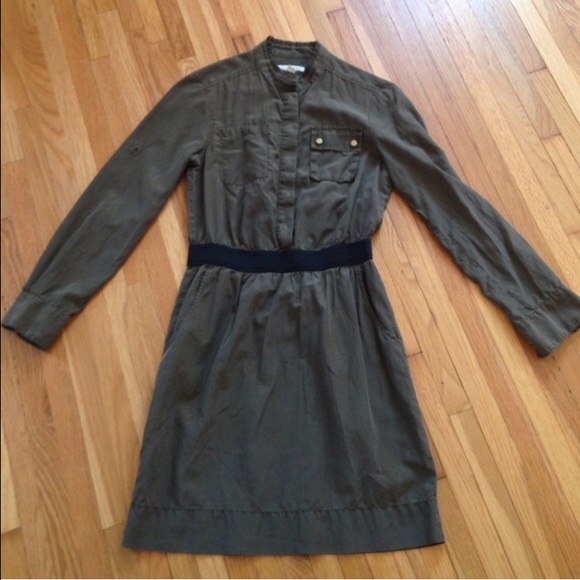 Military Olive Banana Republic Dress