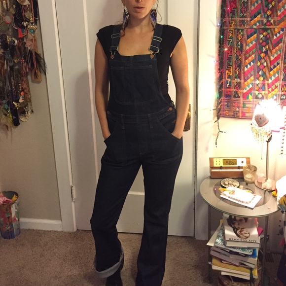 Madewell denim overalls - Picture 3 of 4