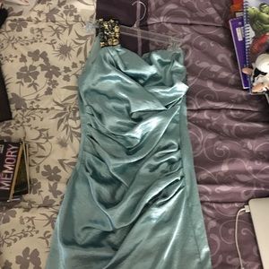 One shoulder formal dress