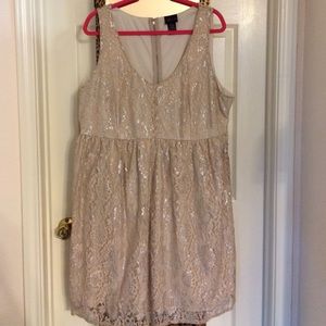 Shimmery Lace Party Dress