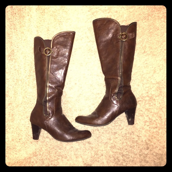bass wide calf boots