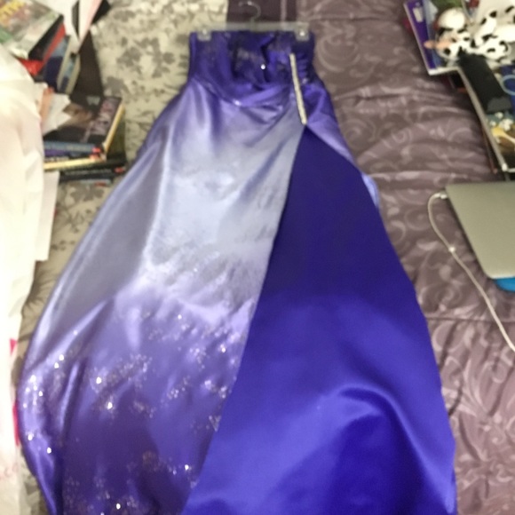 Purple prom dress!