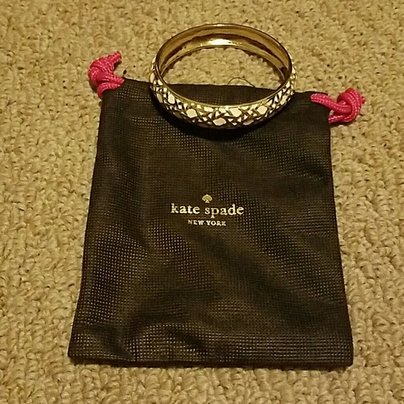 Gold and Ivory Kate Spade bangel