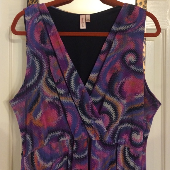 Psychedelic Print Dress - Picture 2 of 4