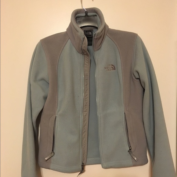The north face blue fleece Jack XS