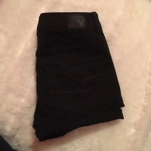 Black high waisted shorts