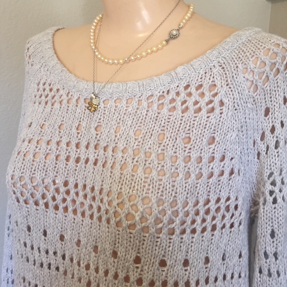 👗 Sweetest Abercrombie Crochet Sweater 👠