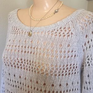 👗 Sweetest Abercrombie Crochet Sweater 👠
