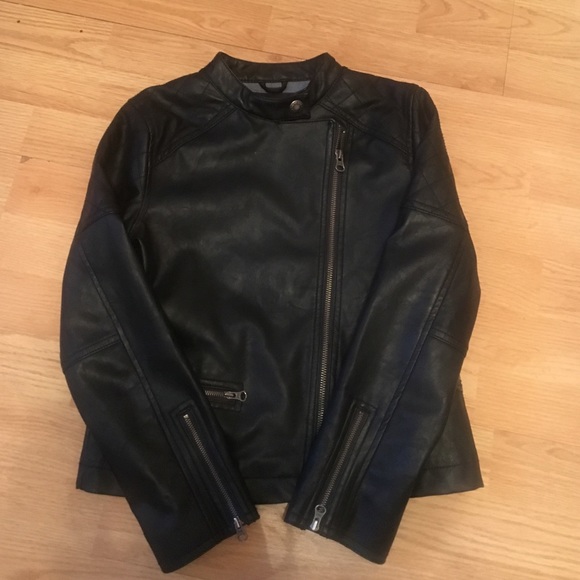 Girls Gap leather Jacket size 8