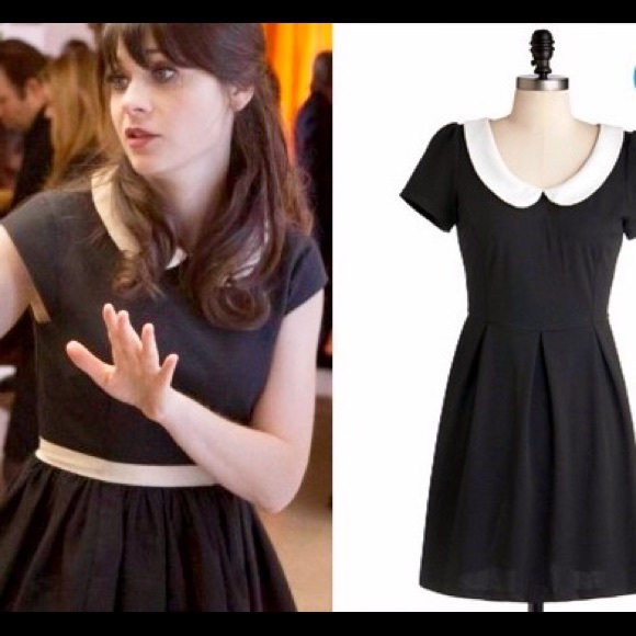 Kate Spade NWT black & white collar dress