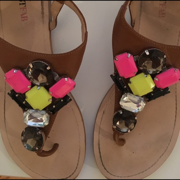 Jeweled sandals