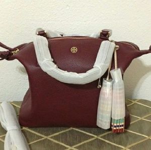Tory Burch Multi-Color Small Slouchy Satchel Bag