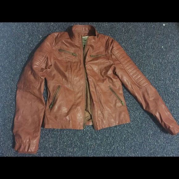 Brown leather jacket ⚡️ - Picture 2 of 2