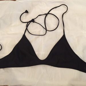 lululemon reversible black & white swim top