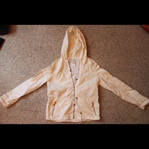 White Celine Track Jacket, 36