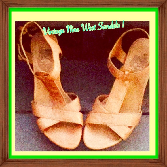 Vintage Nine West Sandel's