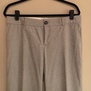 Gray flannel trouser let pants. Fully lined!