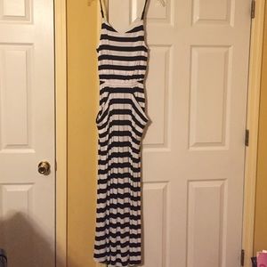 Nautical Maxi Dress