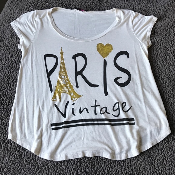 "Paris vintage" top