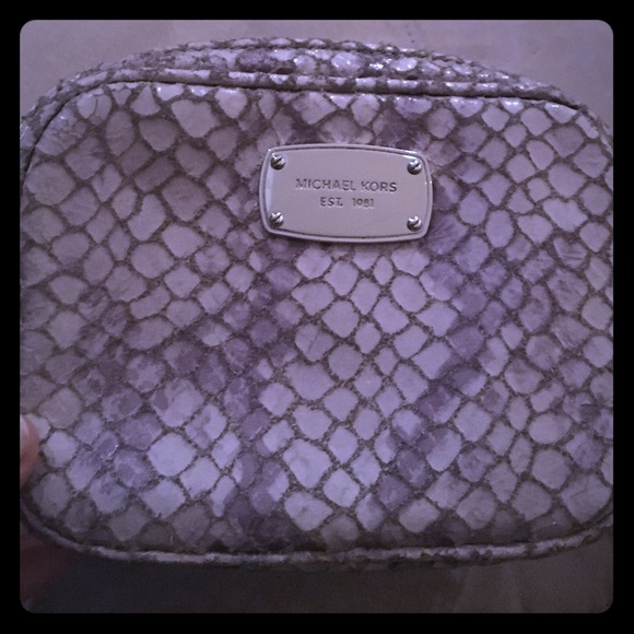 Michael Kors crossbody snakeskin bag
