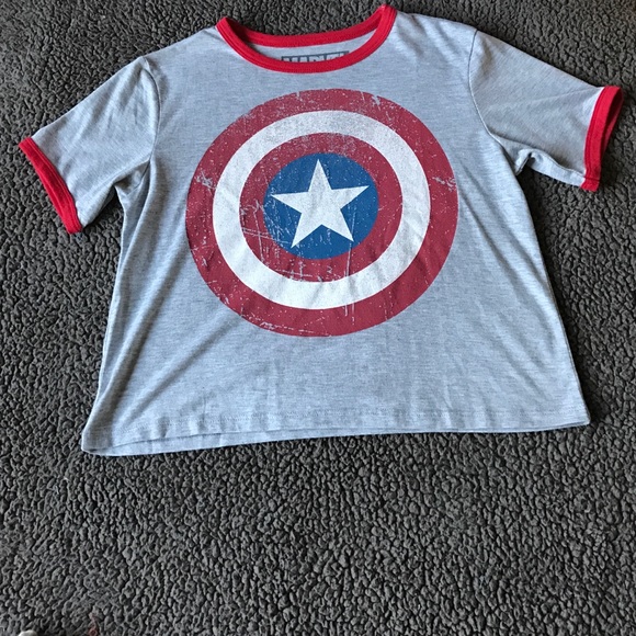 Marvel Captain America crop top