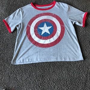 Marvel Captain America crop top