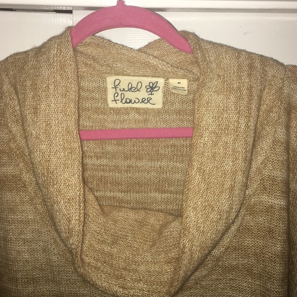 Anthro Camel Sweater - Picture 2 of 4