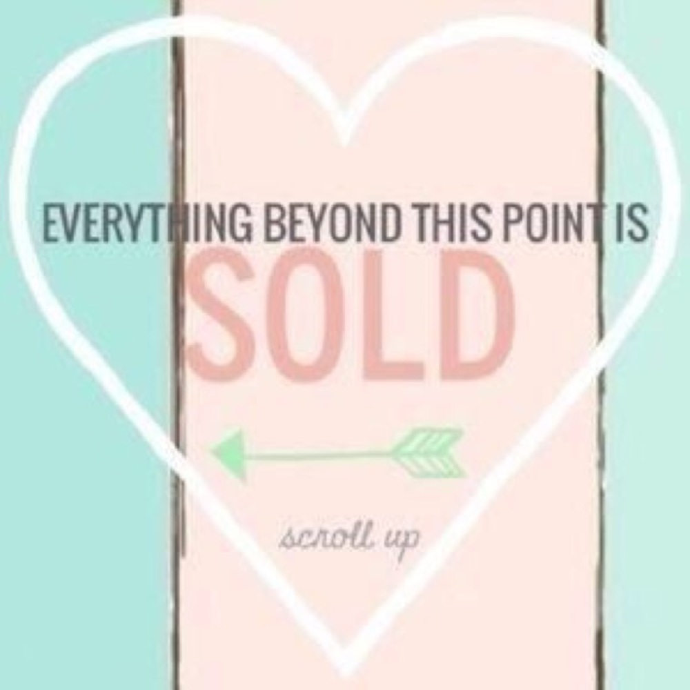 Everything beyond this point is sold 💙