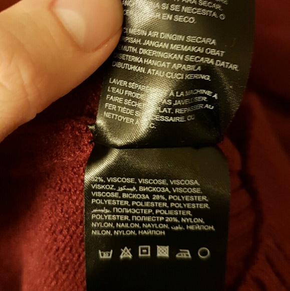 LAST CHANCE Bebe Merlot Sweater Dress - Picture 3 of 4