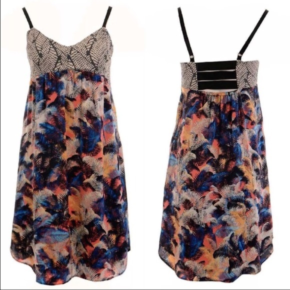 Rachel Roy Printed A-Line Dress! NEW! - Picture 2 of 5