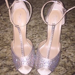 Sparkly high heels