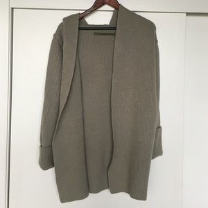Grey  Enza Costa for Intermix hooded cardigan