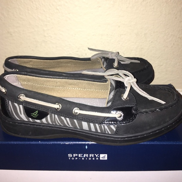 Zebra Print Sperrys