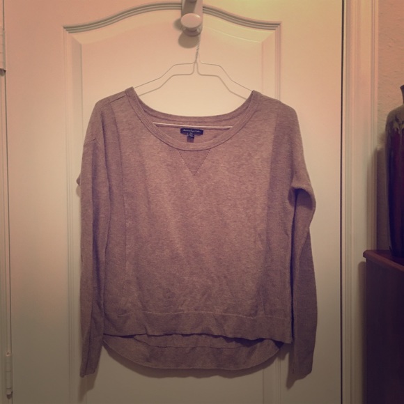 Tan sweater American eagle