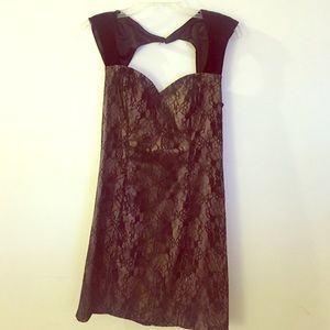 Black lace dress