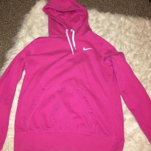 Pink Nike hoodie