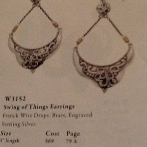 Silpada sterling silver. Earrings