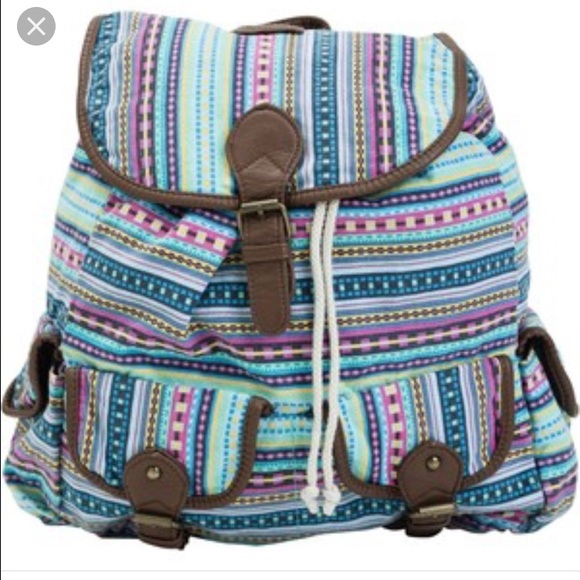 Aztec printed billabong backpack