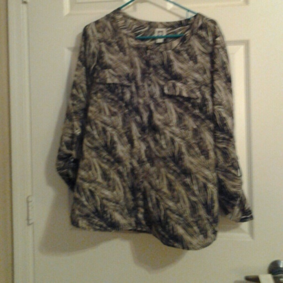 Flowy print top