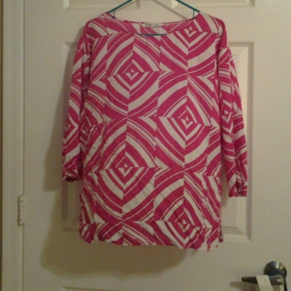 Flowy print top
