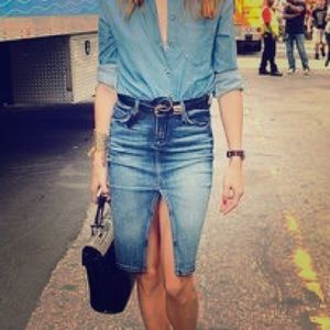 Citizens of humanity chic 'Sophia' denim skirt