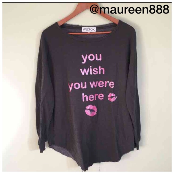 Wildfox® YOU WISH YOU WERE HERE Tuscany Tunic RARE - Picture 3 of 3