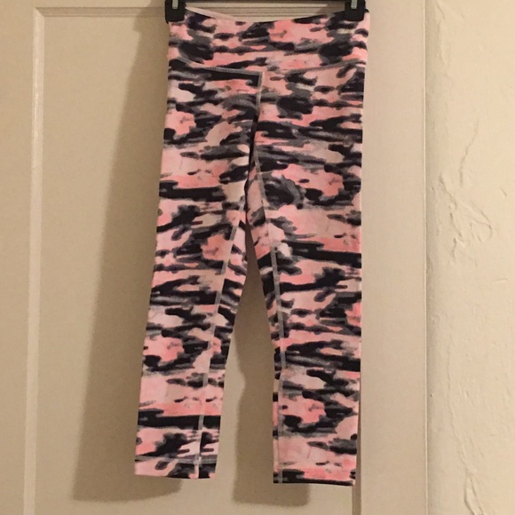 lululemon denim camp crop