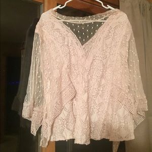 White lace top