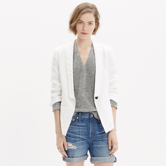 Madewell Jackets & Blazers - Madewell linen lightdune blazer