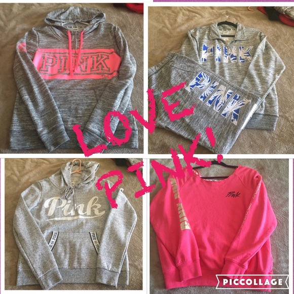 PINK Victoria's Secret Tops - 💞 VS PINK HOODIES, Full Zips & 1/4 Zips! 💞