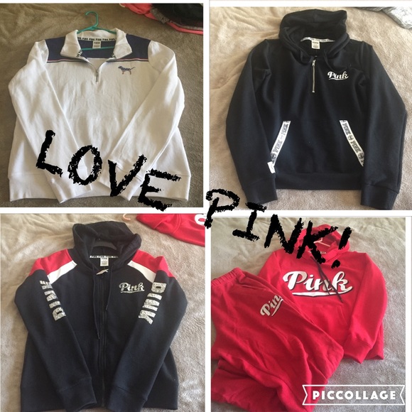 💞 VS PINK HOODIES, Full Zips & 1/4 Zips! 💞 - Picture 3 of 4