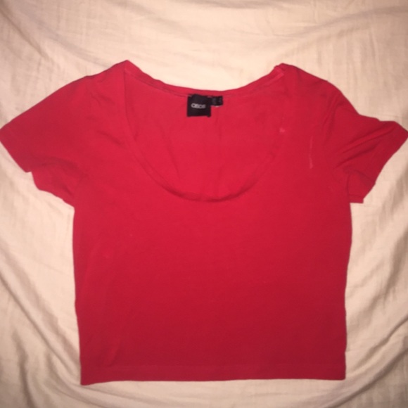 ASOS Red Crop Top