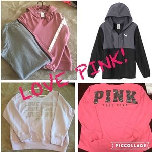 💞 VS PINK Hoodies, Pullovers, & 1/4 zips! 💞